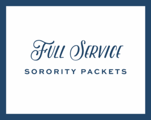Full Service Sorority Packets